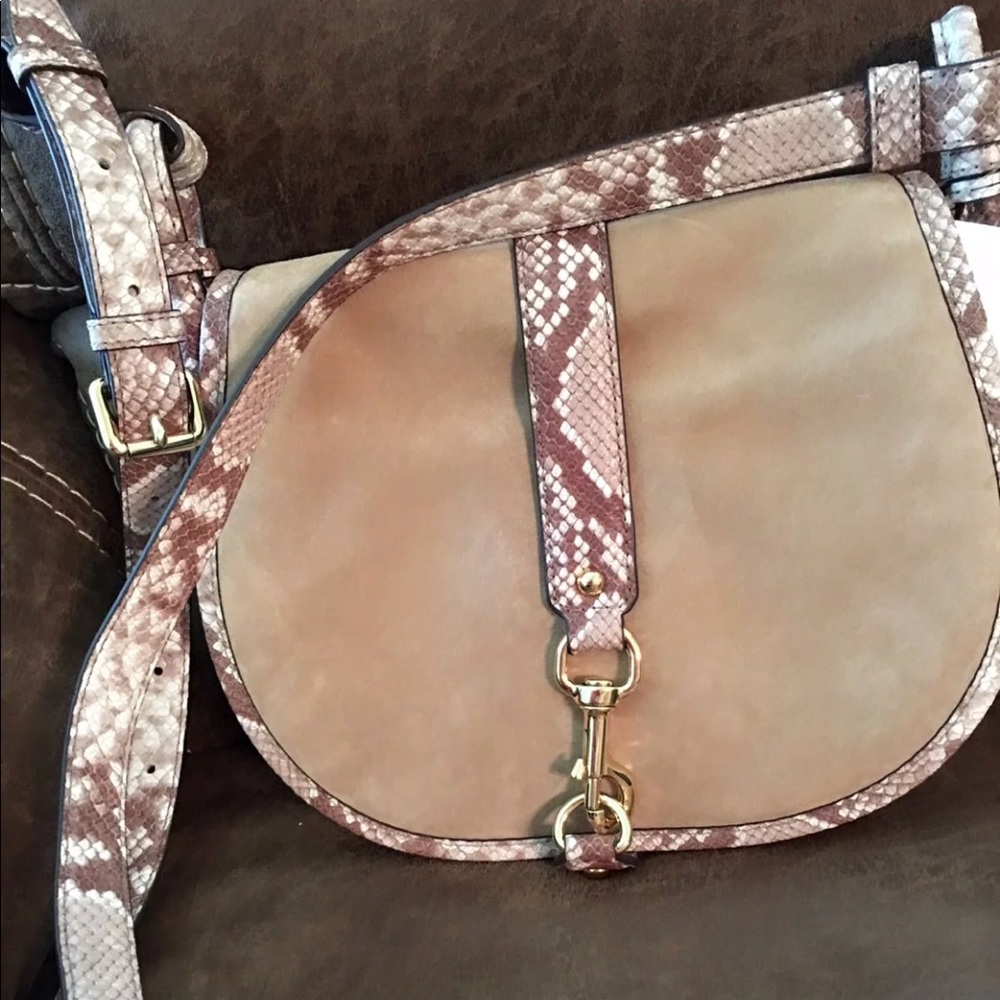 NWT Michael Kors Python Jamie Crossbody